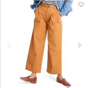 Madewell Pleated Wide Leg Pants